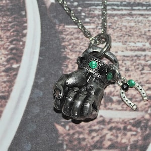 Oggun, protection Amulet Stainless steel, Ogun Orisha charm stainless steel necklace