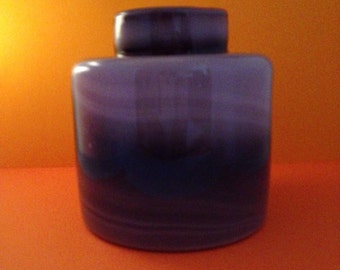 Vase vintage Français Design Art Verre « MAURE VIEIL » 60' Art Déco Loft