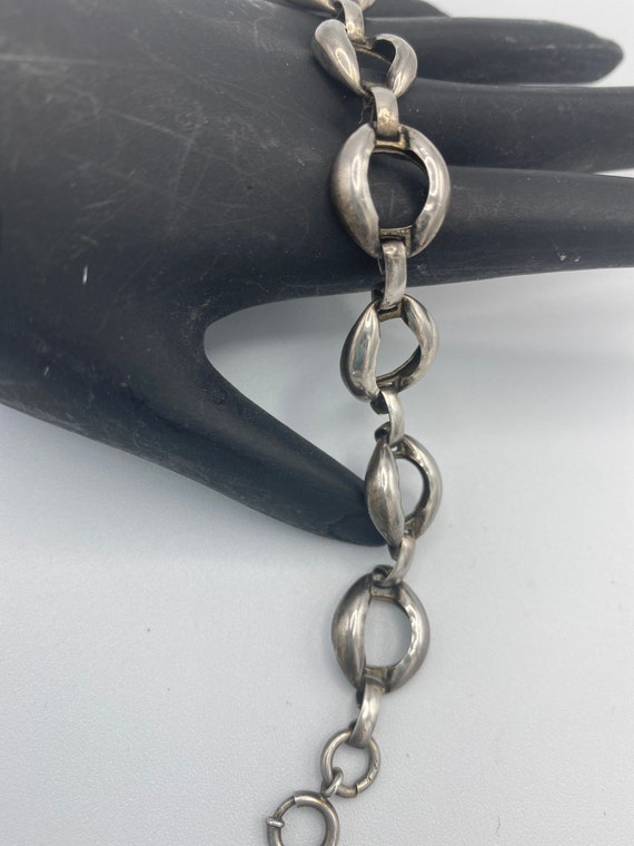 Vintage Sterling Chain Bracelet Older - image 2
