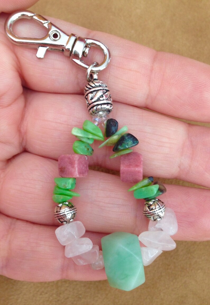 LOVE KEYCHAIN KC017 Purse Charm Purse Jewelry Stone Etsy Canada