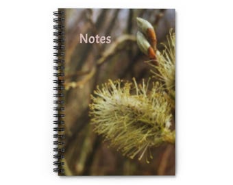 Cahier à spirale Scènes de la nature – Journal ligné, 6 x 20 cm