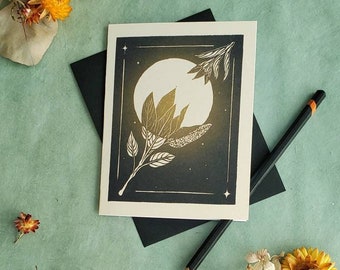 Carte vierge Sage Moon, toute carte d'occasion