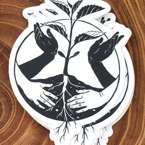 Black Prosperity Sticker - Benefiting G.I.F.T KC - Water Bottle Sticker - Laptop Sticker