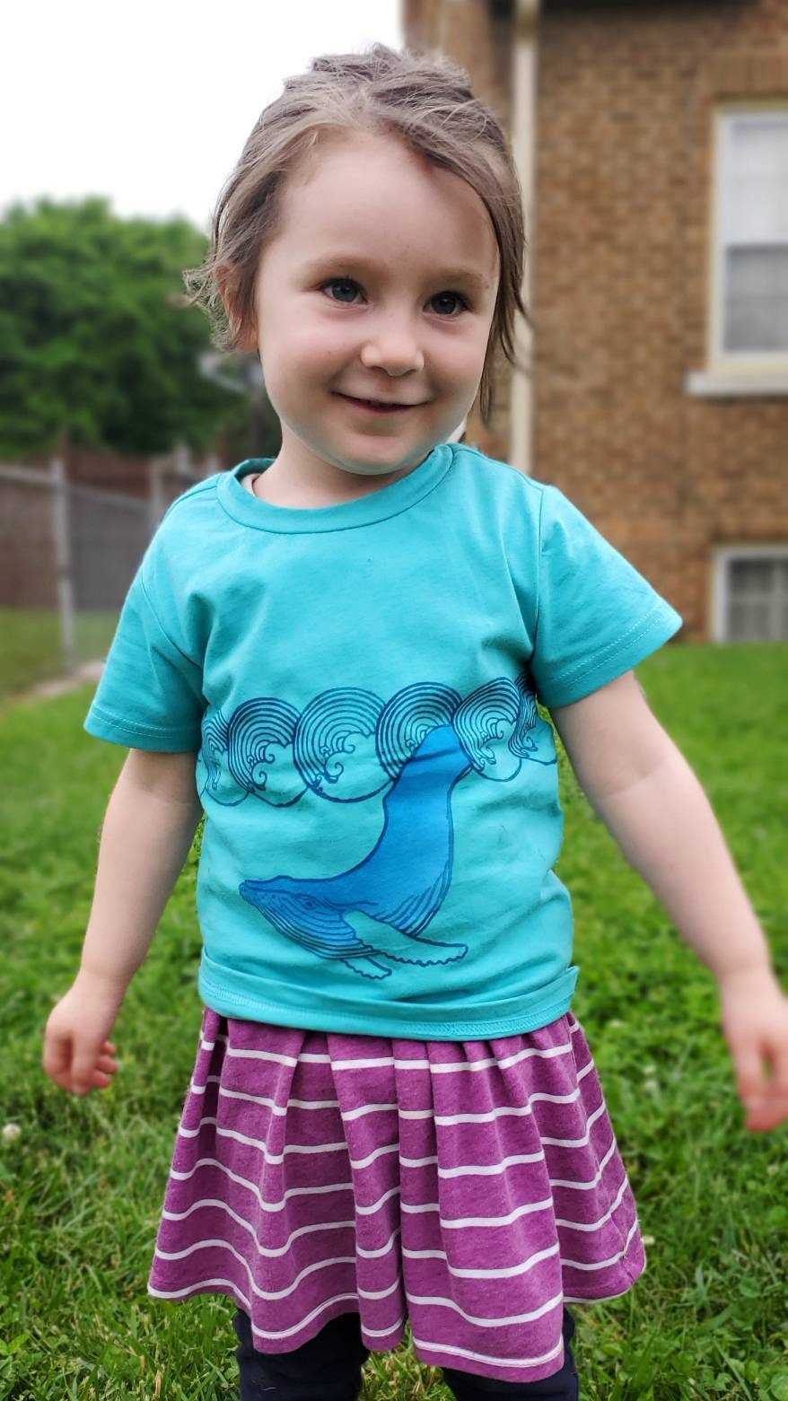 Kids Humpback Whale T Shirt Cute Unisex Kids Clothing | Etsy