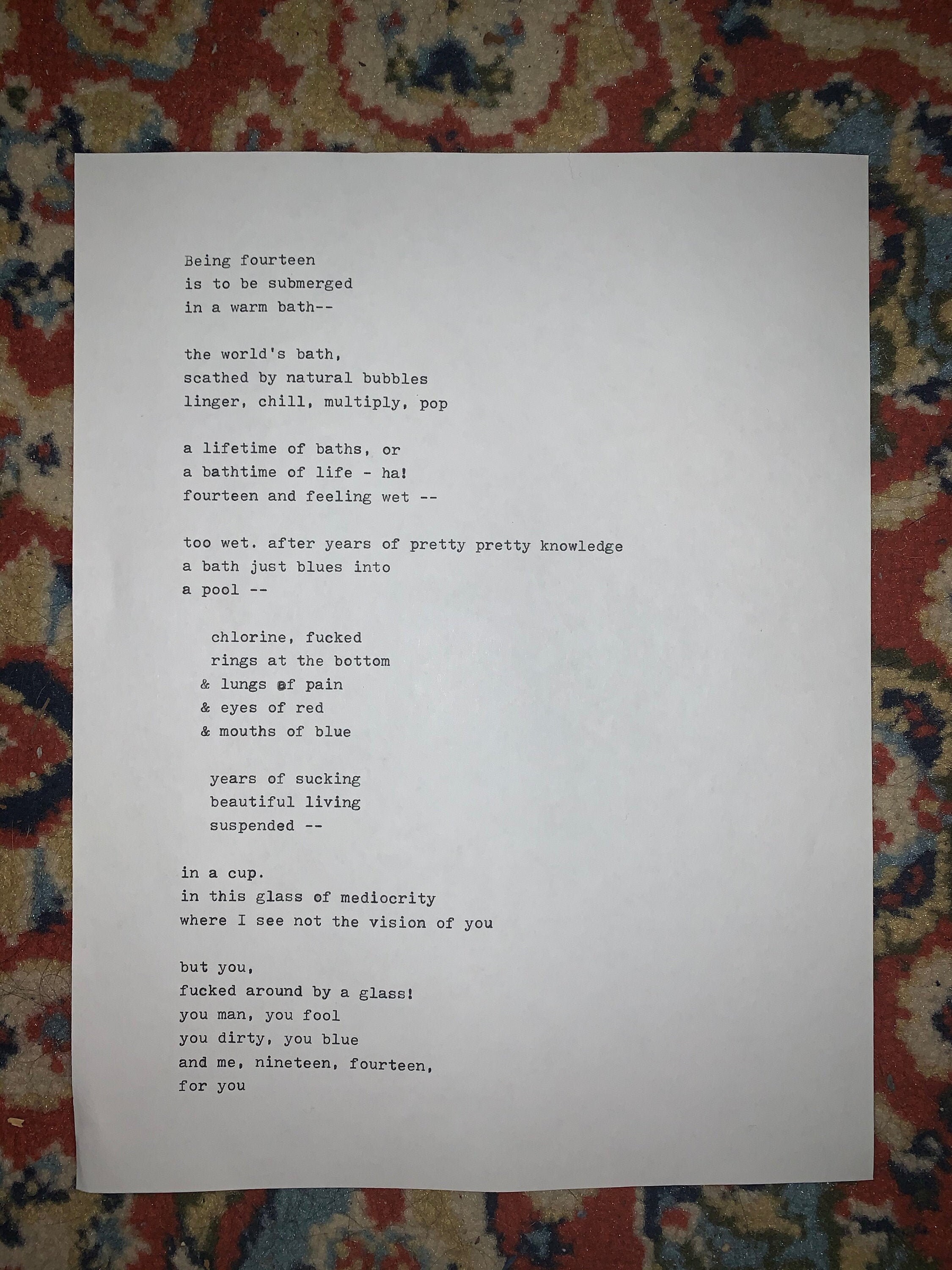 Give me two words and Ill write you a poem