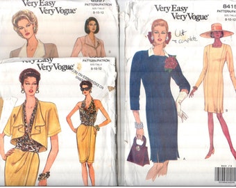 loose fitting jumpsuit shorts or pants pattern Jumpsuit Women/'s Size 8 10 12 Buttoned Front Dressy UNCUT Very Easy Very Vogue 9499