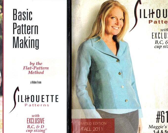 Peggy sagers basic pattern making dvd uncut silhouette pattern 611