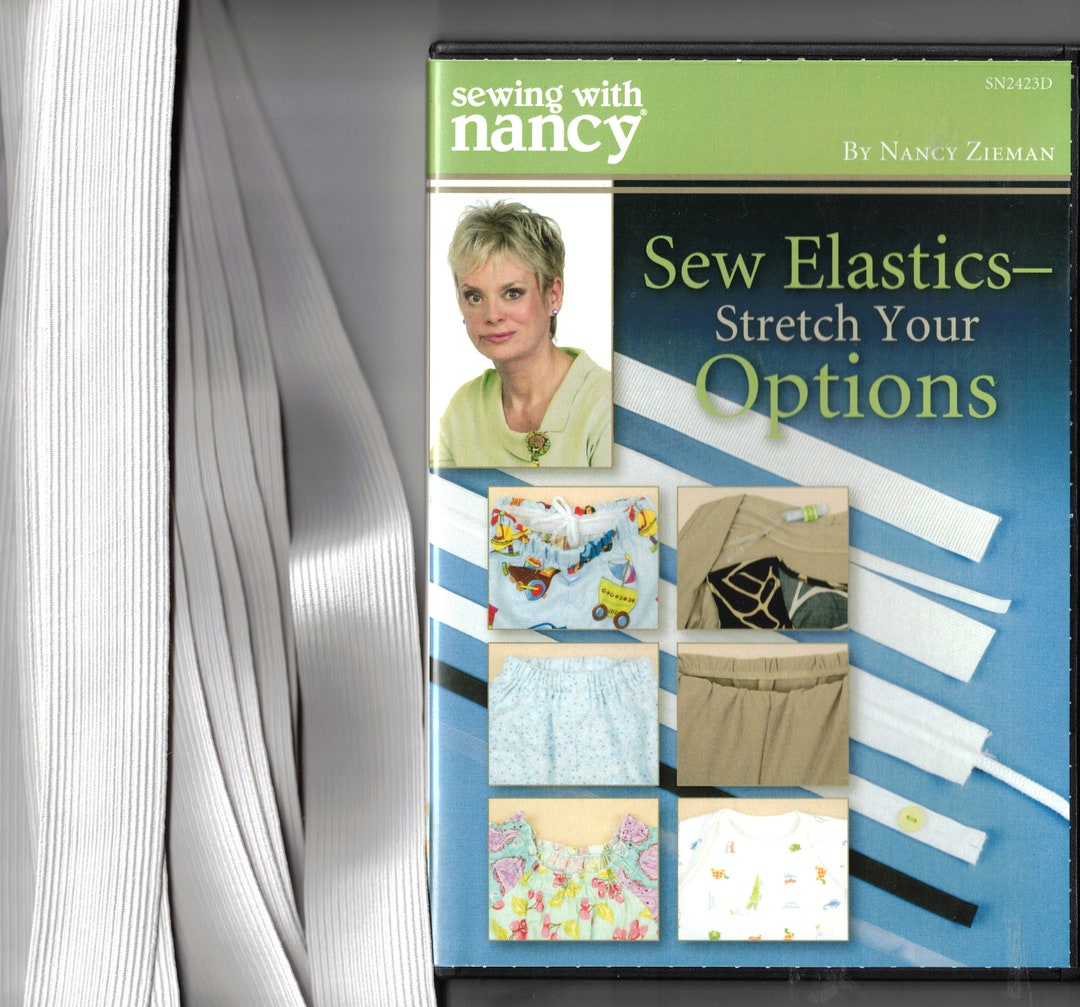Nancy Zieman/sewing With Nancy Sew Elastics DVD, 4yd 1 Elastic/kwik Sew