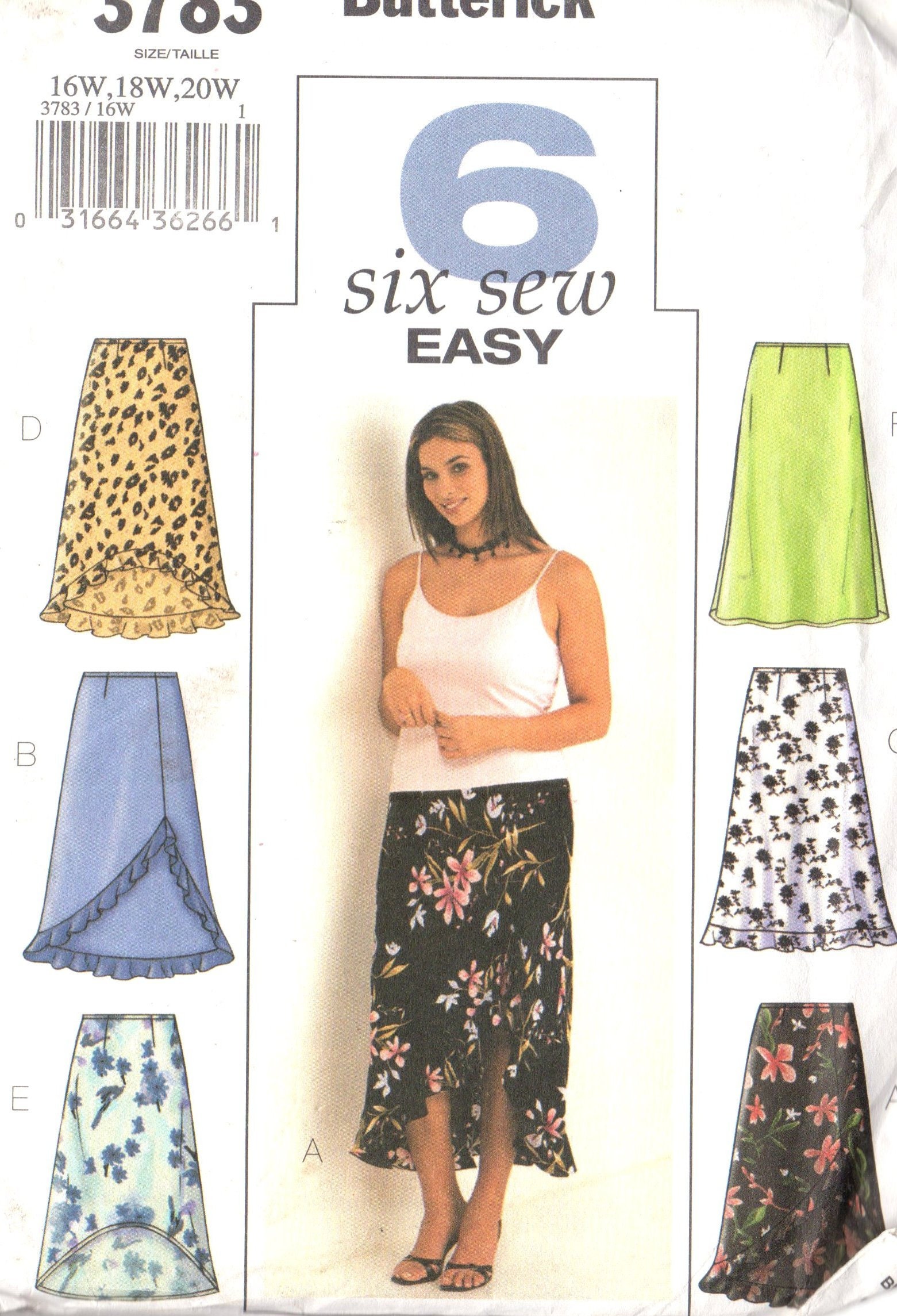 Peggy Sagers Silhouette Patterns 2850/michelle's One-piece Skirt/hips ...