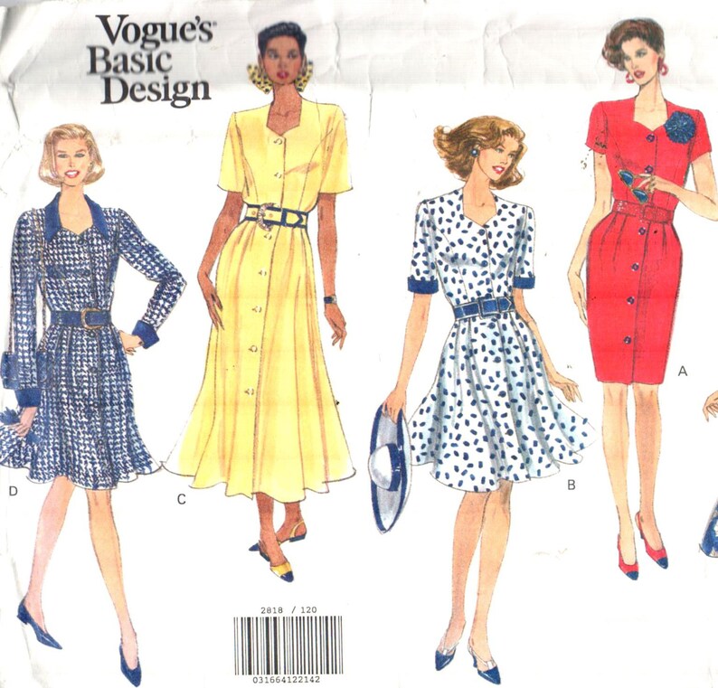 Sweetheart Neckline Dress Pattern