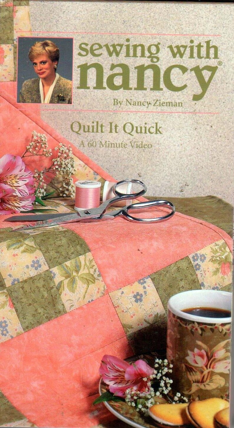 SALE Lot of 3 Sewing with Nancy Quilting videos Quilt It Etsy