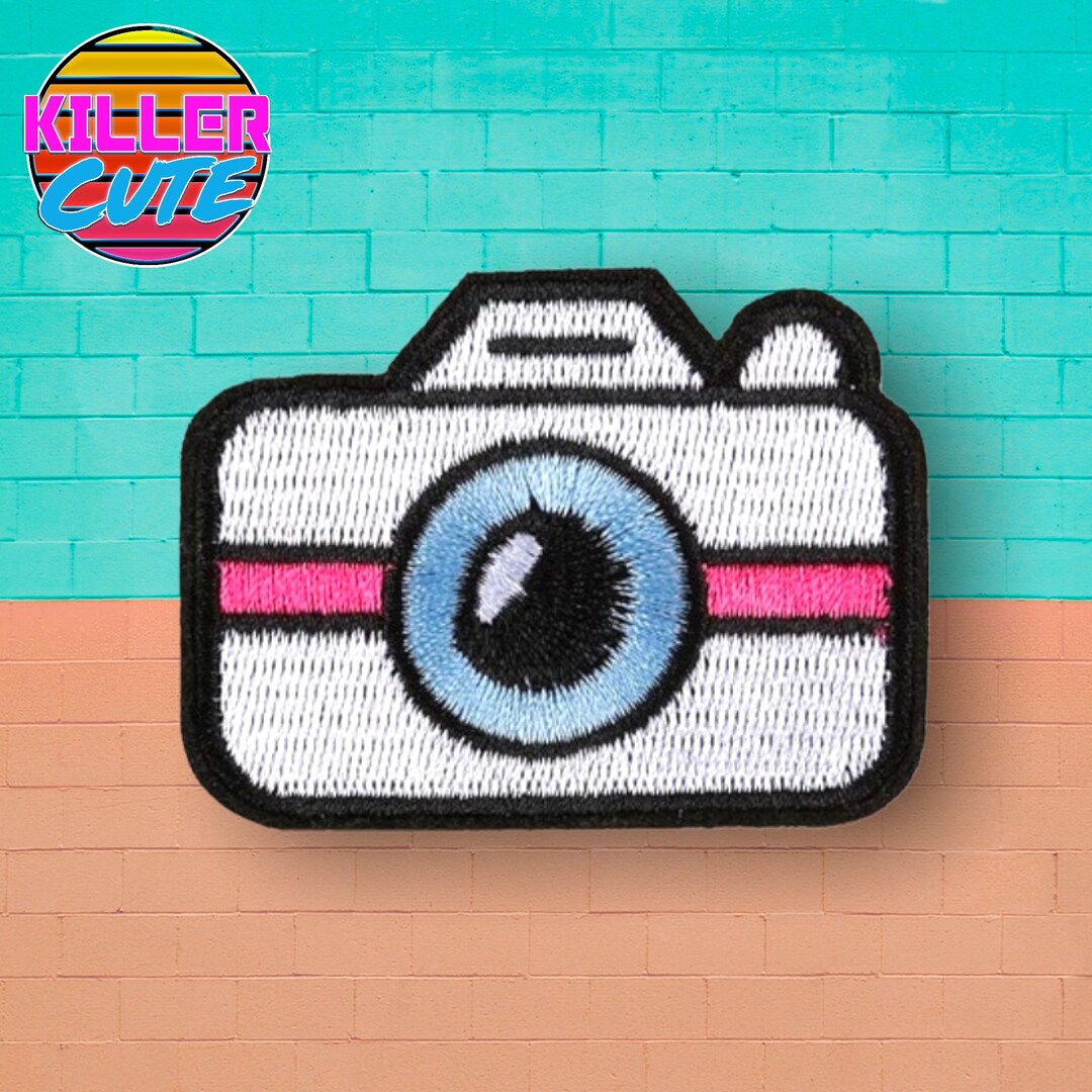 Camera Pvc Patch Vintage Camera Iron on Patch (2.5