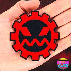 3.1” Klokateer Gear Iron On Patch Diy Embroidered Patch Applique nostalgic Gifts