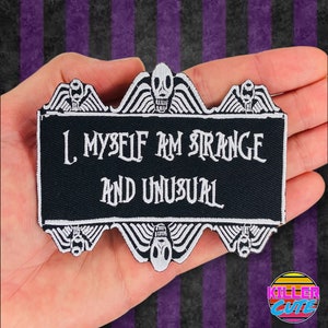 3.9&quot; Strange and Unusual Iron On Patch Diy Embroidered Patch Applique