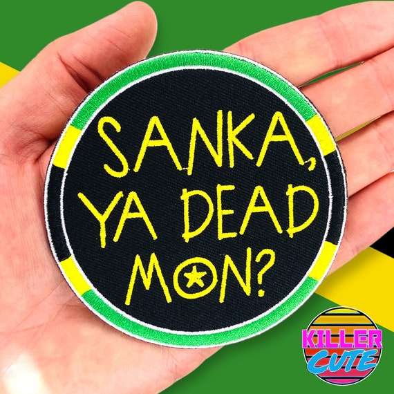 3.6 Cool Runnings Sanka, Ya Dead Mon Iron on Patch Diy Embroidered Patch  Applique 