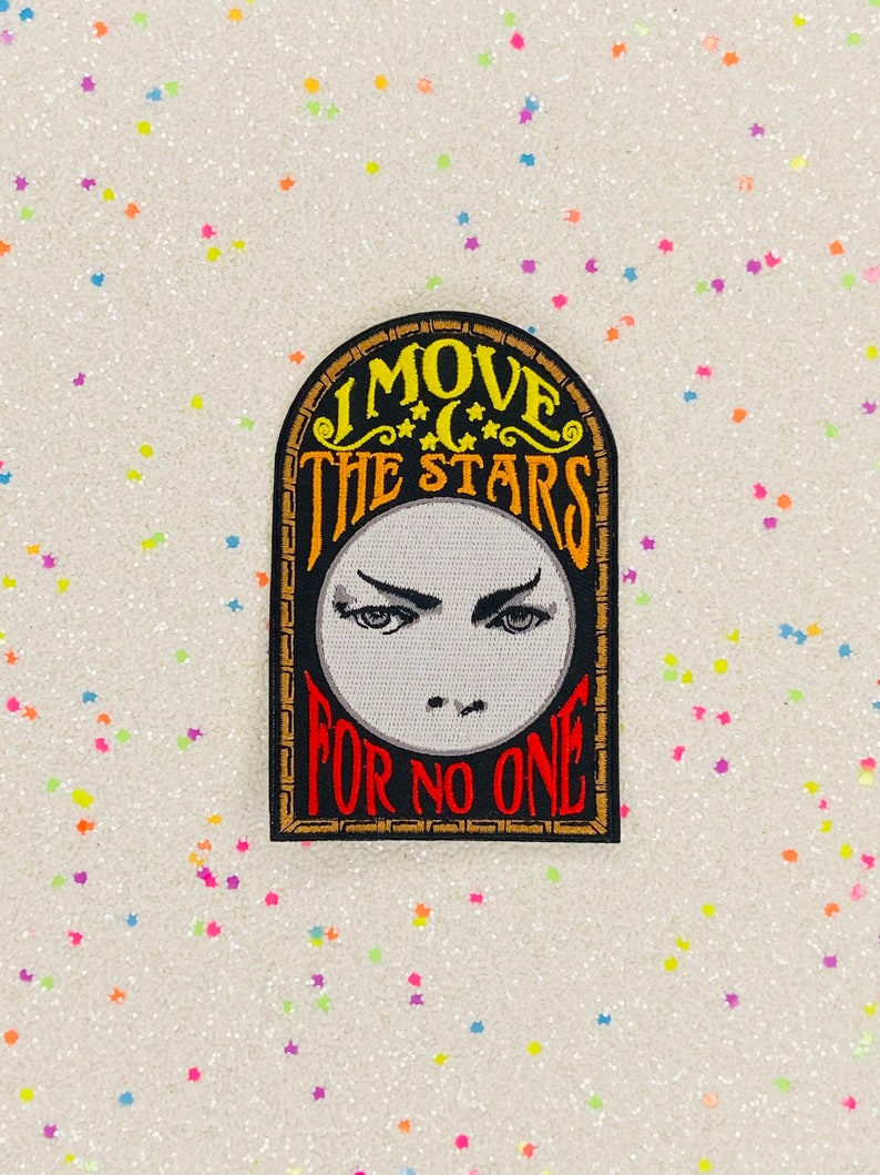 3.8 Labyrinth I Move The Stars For No One Iron On Patch