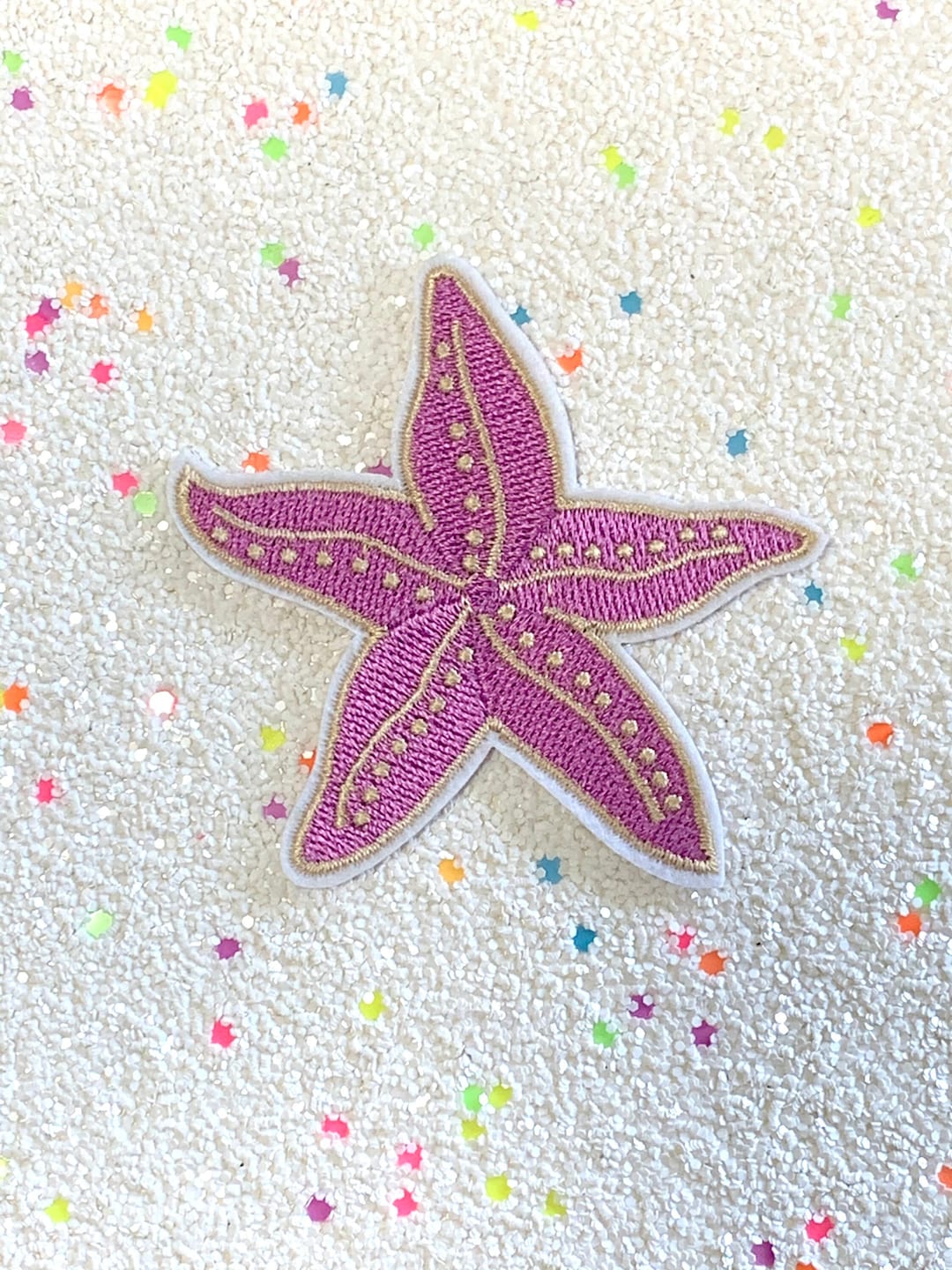 2.8" Purple Starfish Nautical Iron on Patch - Etsy