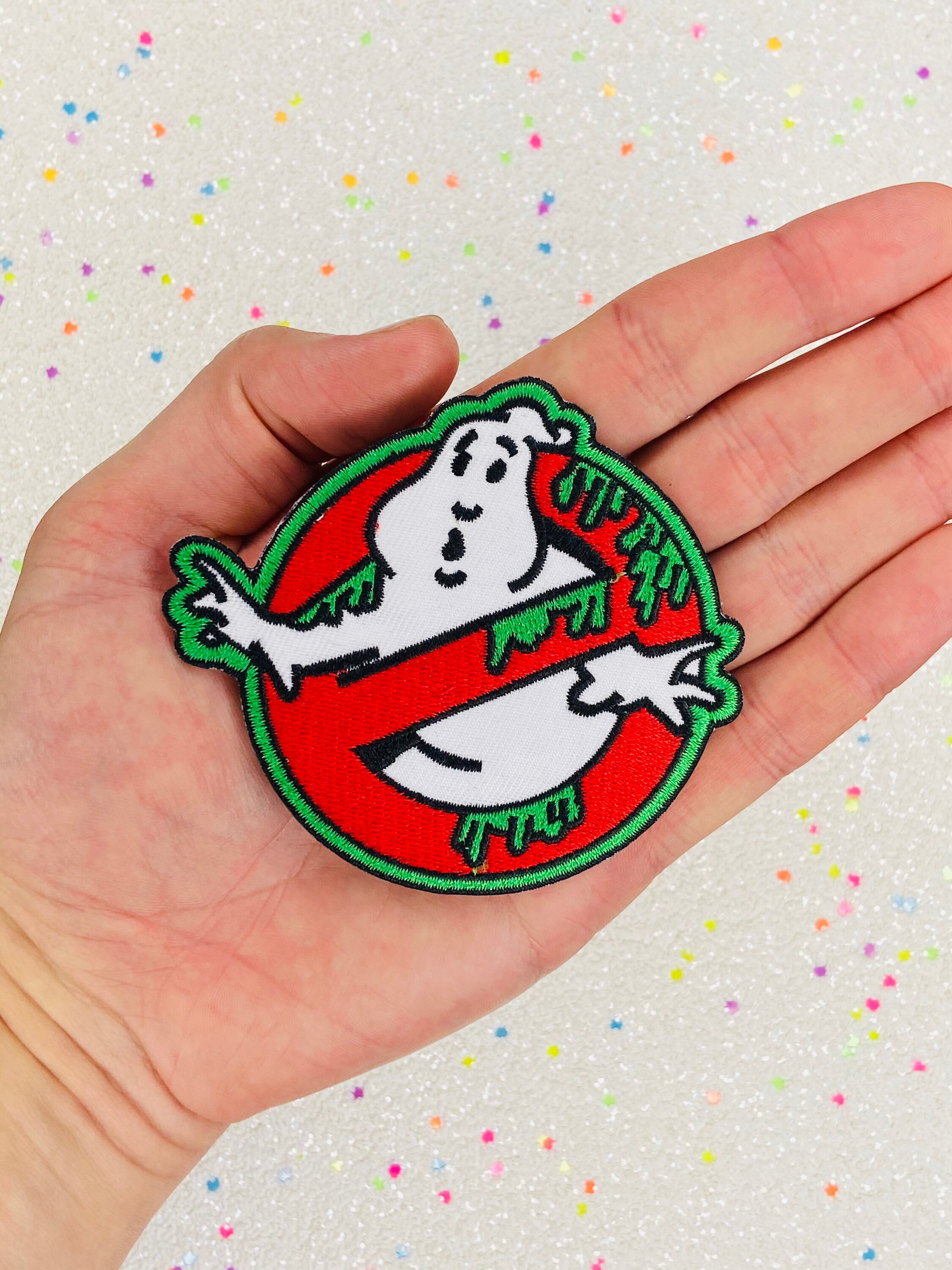3.5 Ghostbusters Ectoplasm Slimed Logo Iron on Patch Etsy Australia