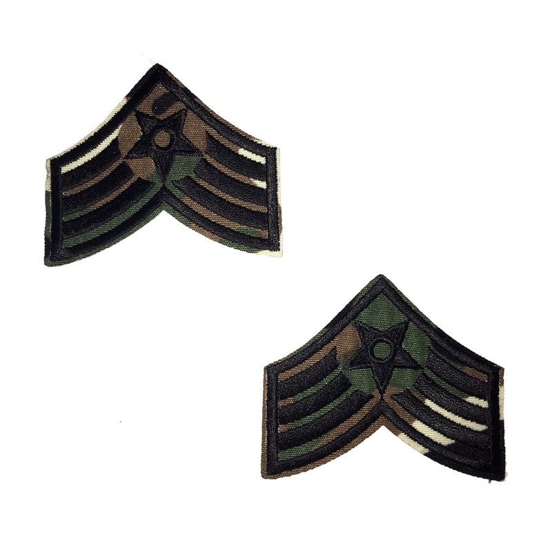 2/" Army Star Camo//Camouflage Iron On Applique//Embroidered Patch