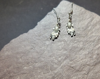 Koi Fish Earrings, fish earrings, koi earrings, gift for her, gift for them, prosperity earrings, good luck earrings, silver koi fish
