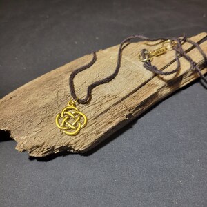 Celtic knot necklace, Celtic knot necklaces, cord necklace, Dara knot charm necklace, charm necklace, Irish necklace, Irish knot necklace