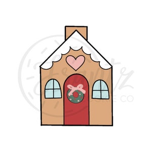 Digital STL - Gingerbread House Cookie Cutter