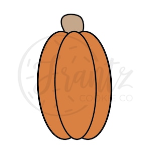 Digital STL - Tall Pumpkin Cookie Cutter