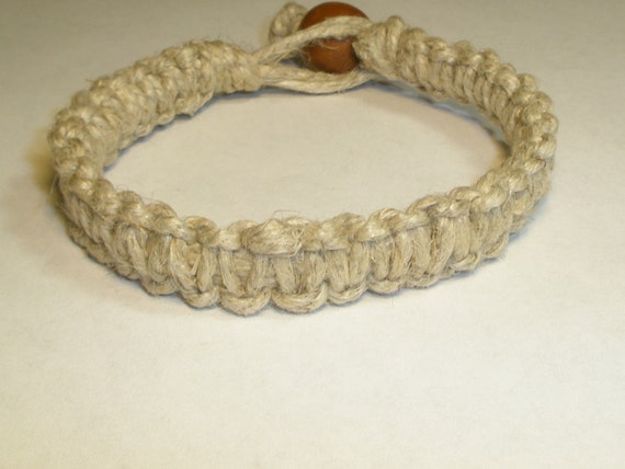 Mens Hemp Bracelet Natural Hemp Bracelet for Guys Chunky Man Bracelet Macrame Beach Surfer Hippie Simple Phat Hemp for Him Hemp Jewelry Etsy Canada