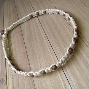 Natural THICK Hemp Necklace, Phatty Hemp Necklace, Hippie, Skater, Surfer image 5