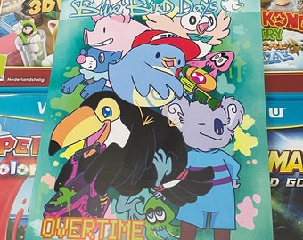 Comic Book Zine: Blue Bird Days - Overtime (Volume 2) / Full Color