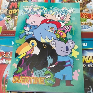 Blue Bird Days Comic Zine: Gaming Adventures Full color comics Splatoon, DS Vol. 2