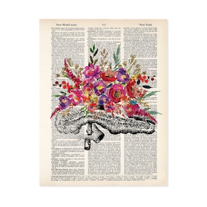 Pancreas with Flowers - Pancreas Transplant - Transplant Art - Pancreatic Art -  Dictionary Page Art