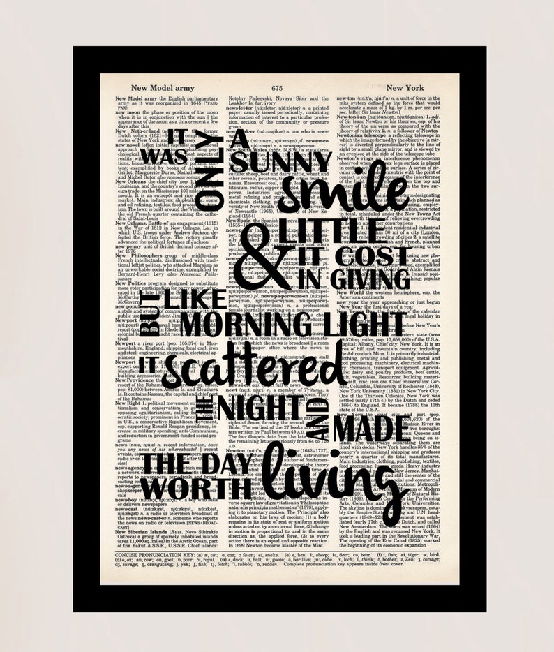 F. Scott Fitzgerald Quote It Was Only A Sunny Smile Made Etsy