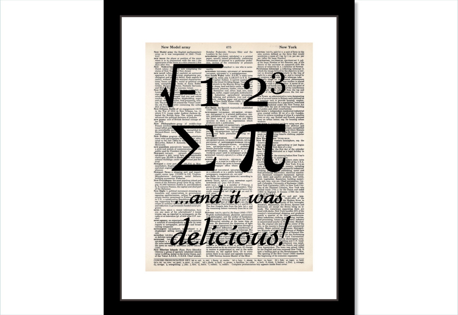 GetDigital Plate I Ate Some Pie And It Was Delicious - Funny Cake Plate For Nerds And Math Fans - Porcelain 19 Cm - View #8