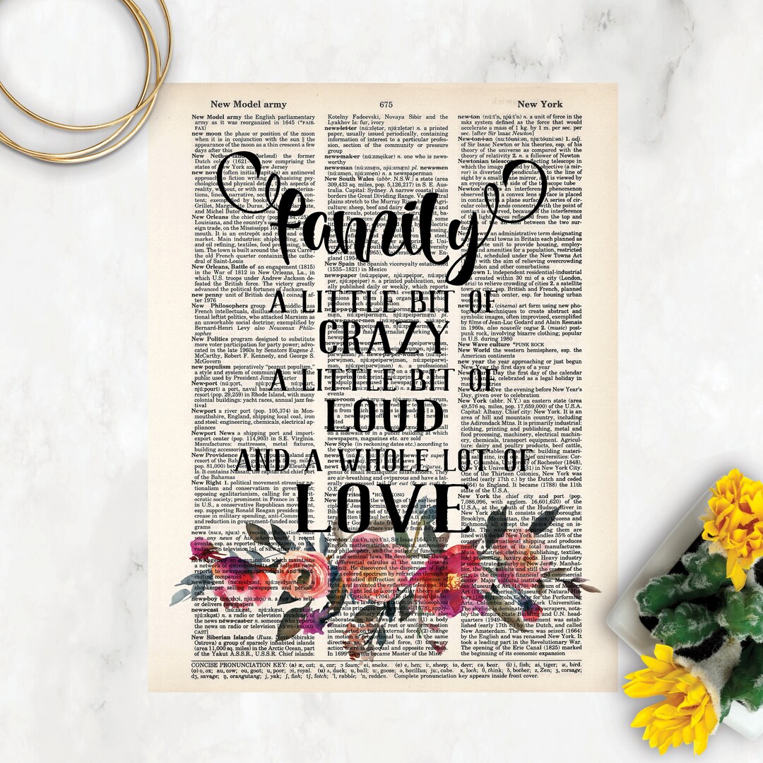 Family A Little Bit of Crazy A Little Bit of Loud and a Whole Lot of ...