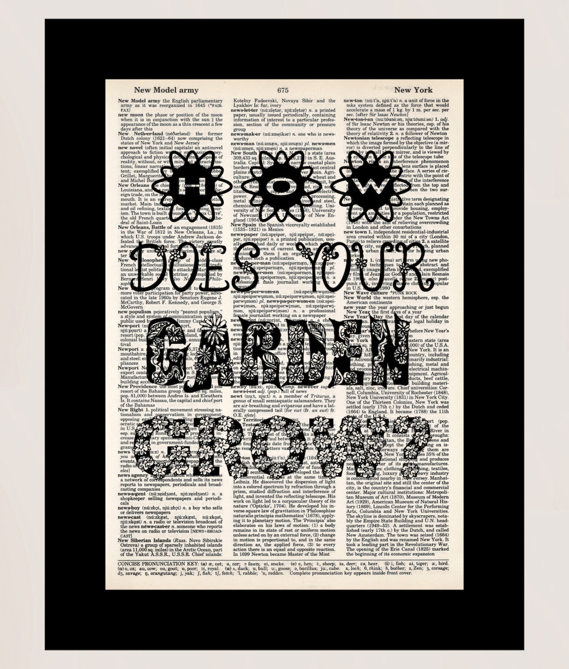 How Does Your Garden Grow Nursery Rhyme Gift for - Etsy