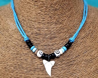 Shark Tooth Necklace -  Shark Necklace - Shark Real Teeth Pendant Boys Mens Shark Necklace Pendant Shark Jewelry