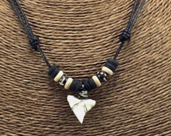 boys shark tooth necklace