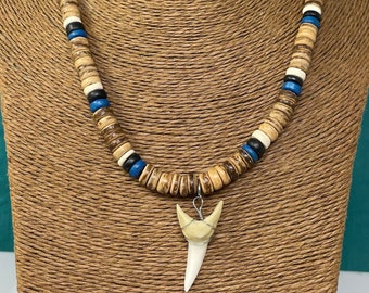 Shark Tooth Necklace - Shark Necklace - Shark Resin Teeth Pendant Boys Mens Shark Necklace Pendant Shark Jewelry