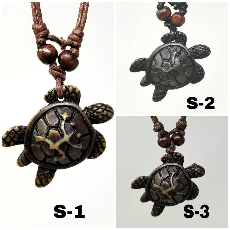 Turtle Necklace Turtle Necklace Pendant Men's Surfer Style Etsy Australia
