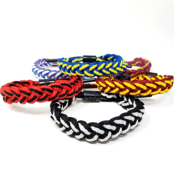 Handmade Shoelace Bracelet Hand Braided Shoestring Bracelet, Shoelace Bracelet, Multi Color Shoe String Handmade Skateboarding Teen Bracelet