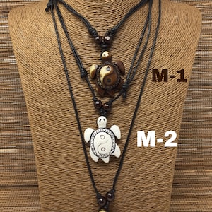 Schildpadketting, ketting met verstelbaar koord, schildpadhanger, gunstig, spiritueel, surfer, mans, yoga, bescherming, vrouw, meditatie, gebed, mannen, schildpad
