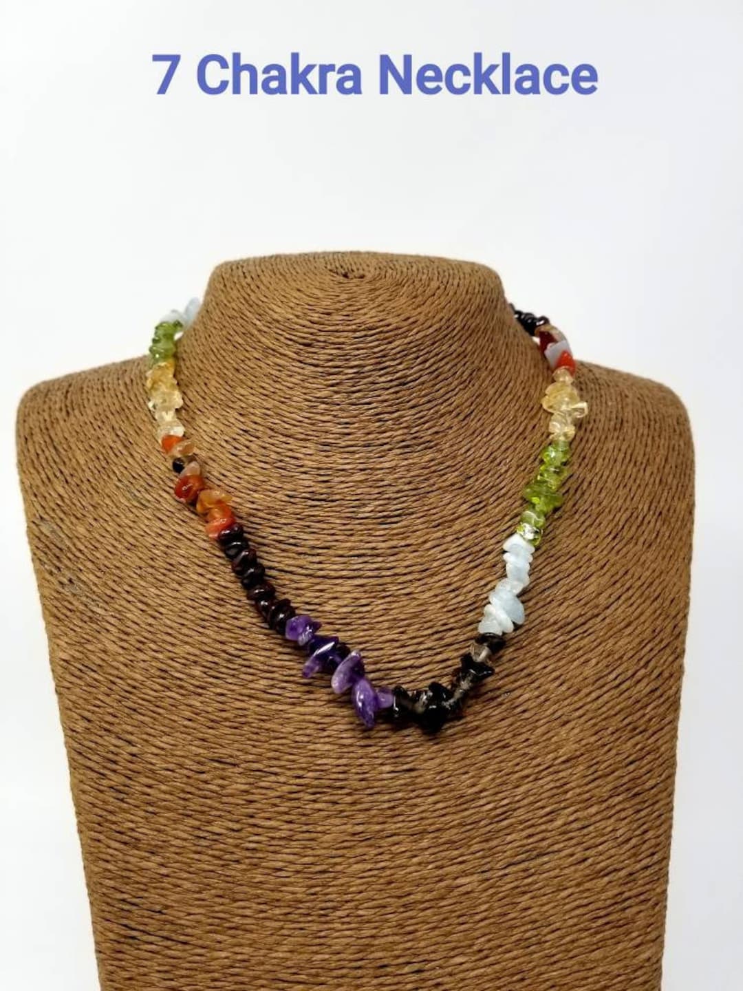 Collana In Metallo Con Pietra Preziosa Del Chakra Della Selenite - Foto 10