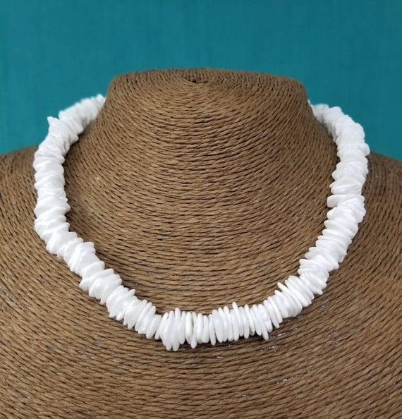 Shell Choker Necklace Adjustable White Clam Chips Seashell Hawaiian Summer  Beach Jewelry | Fruugo BH