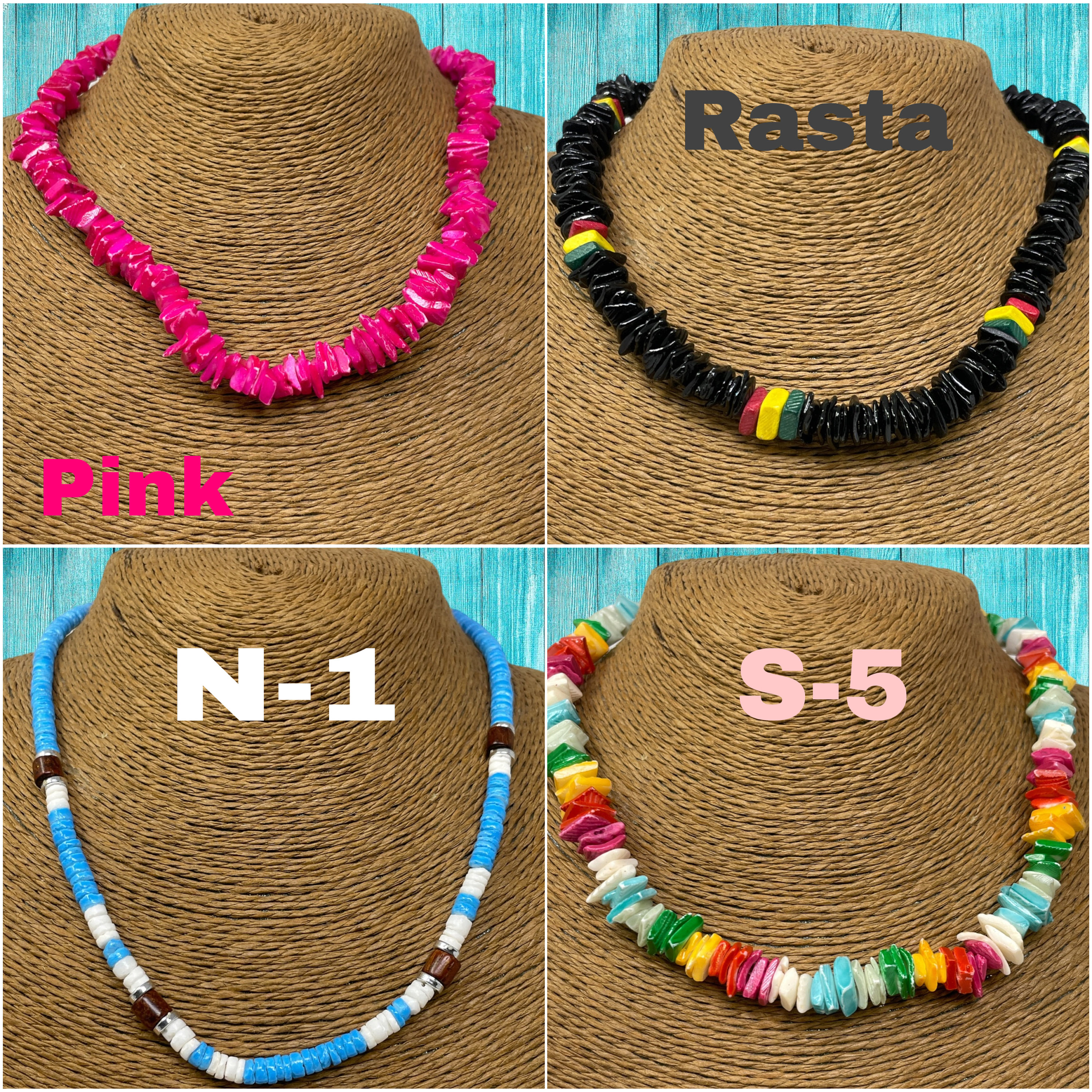 White Puka Shell Necklace Handmade White Necklace Puka Necklace