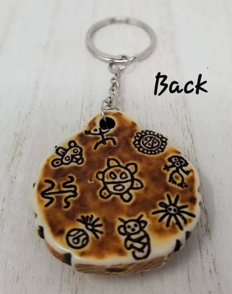 Taino Indian Keychain Turtle Keychain Taino Men's Surfer Style Keychain. Surfer Keychain Turtles Keychain image 9