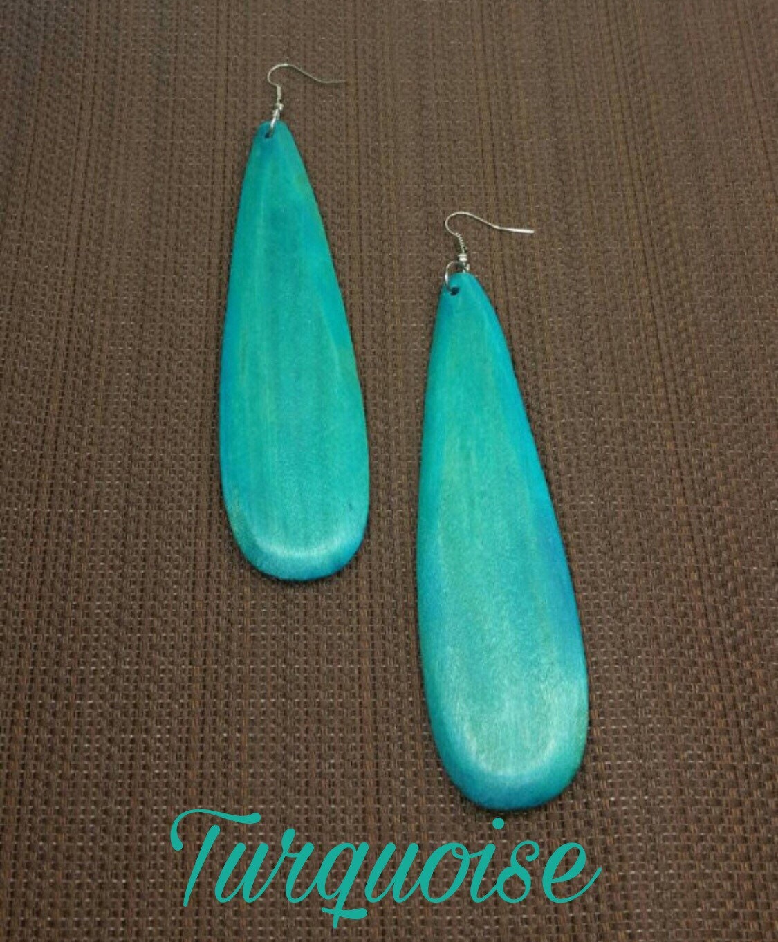 Wood Leather Alloy Earrings main image 0