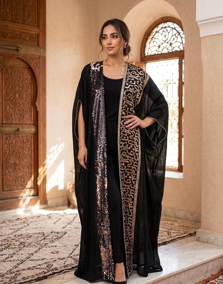 fitted lace wedding dress Serene Hill 2025 Blue Beaded Design A-Line Saudi Arabic Evening Dresses  Gowns with Cape Sleeves for Formal Occasion LA72728 – SERENE HILL