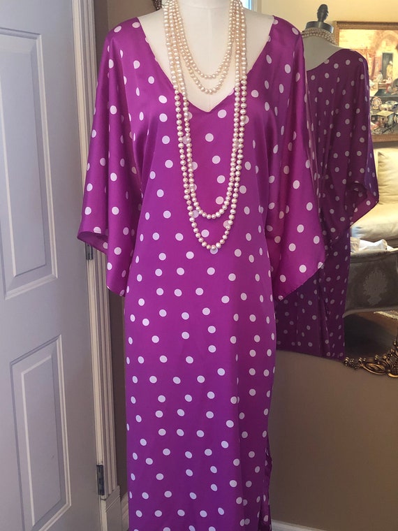 polka dot kaftan