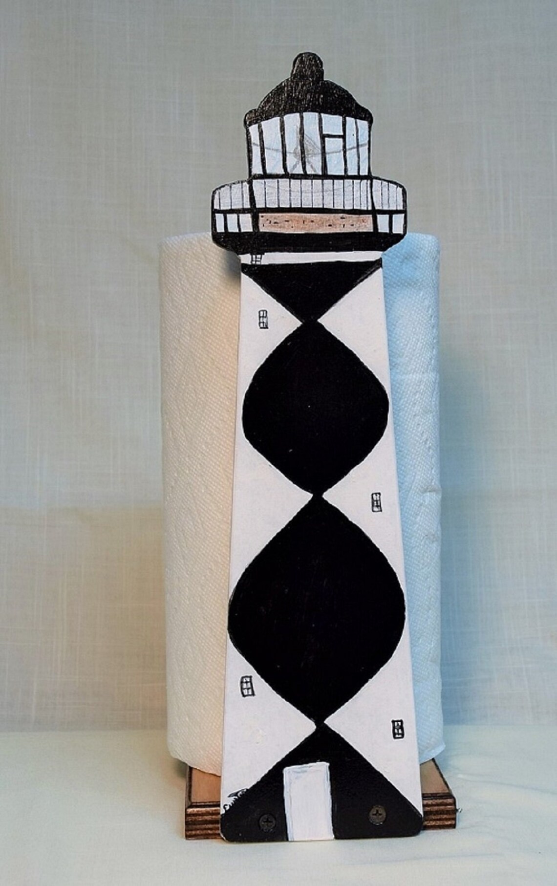 Cape Lookout Lighthouse Toilet Paper or Paper Towel Holder Etsy